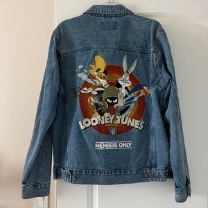 Members Only Looney Tunes Denim Jacket